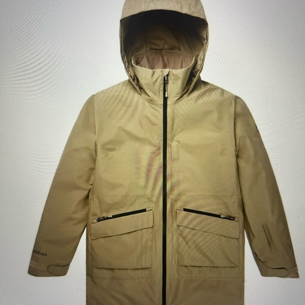 NWT Women’s Burton GORE-TEX ‘Treeline’ Hooded Jacket XL, color Kelp (Tan)